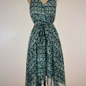 Banana Republic Blue Patterned Women's Dress